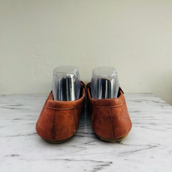 Women's Suede Loafers in Rust - Picture 5 of 11